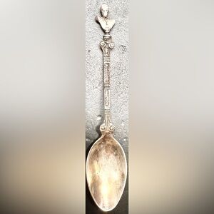 Vintage 800 Fine Solid Silver Collectors Souvenir Spoon